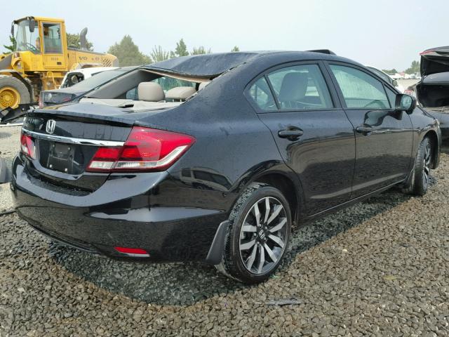2HGFB2F95FH513126 - 2015 HONDA CIVIC EXL 黑色 照片 4