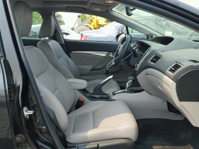 2HGFB2F95FH513126 - 2015 HONDA CIVIC EXL 黑色 照片 5
