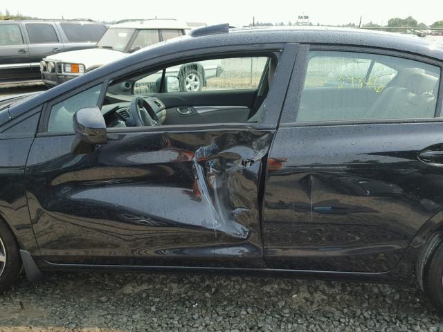 2HGFB2F95FH513126 - 2015 HONDA CIVIC EXL 黑色 照片 9