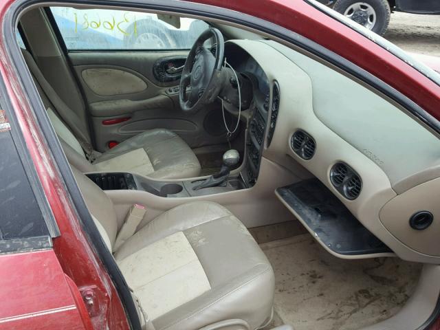 1G2HZ54Y85U106903 - 2005 PONTIAC BONNEVILLE MAROON photo 5