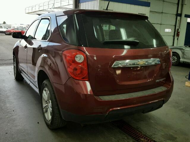 2CNALBEW3A6337416 - 2010 CHEVROLET EQUINOX LS RED photo 3