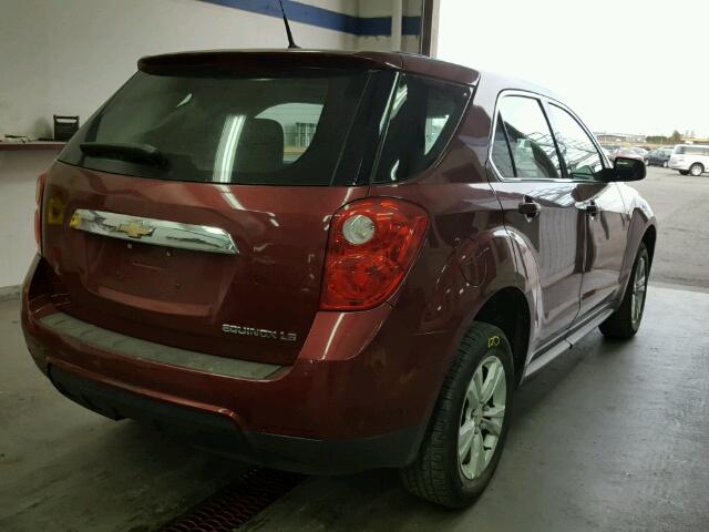 2CNALBEW3A6337416 - 2010 CHEVROLET EQUINOX LS RED photo 4