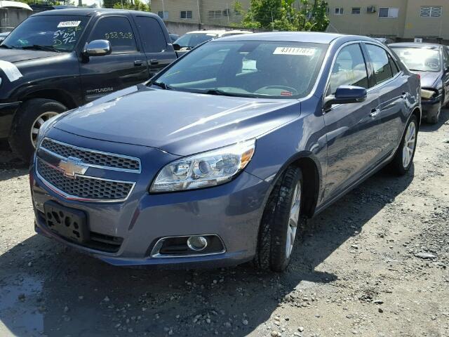 1G11H5SA2DF277437 - 2013 CHEVROLET MALIBU LTZ BLUE photo 2