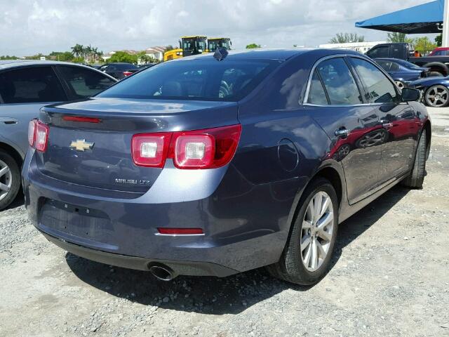 1G11H5SA2DF277437 - 2013 CHEVROLET MALIBU LTZ 蓝色 照片 4