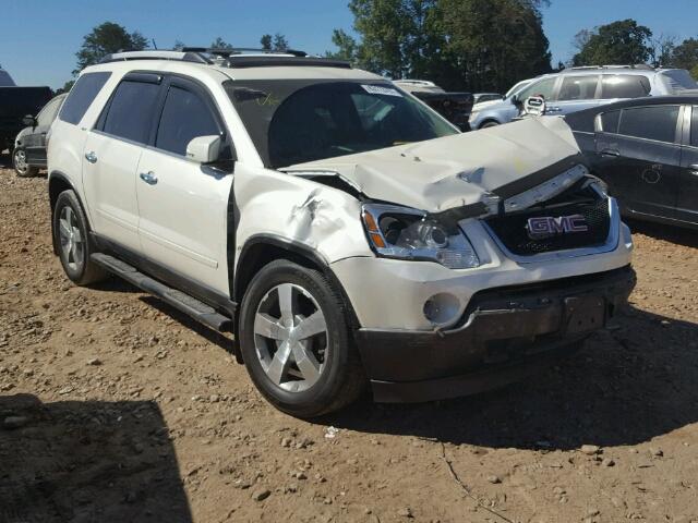 1GKKRRED1CJ215761 - 2012 GMC ACADIA SLT WHITE photo 1