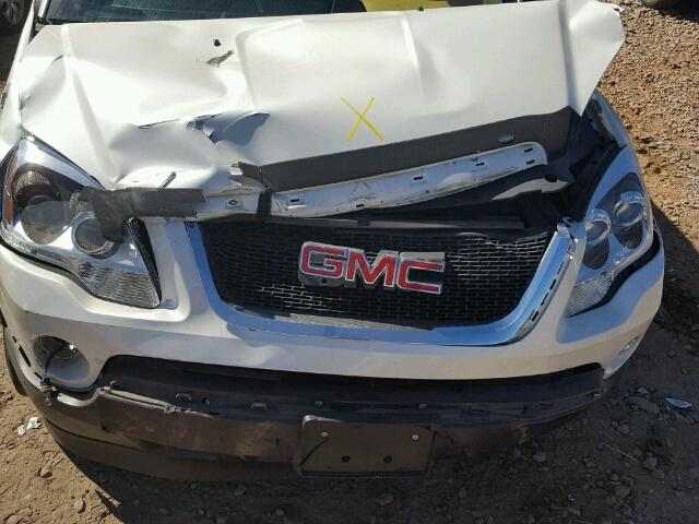 1GKKRRED1CJ215761 - 2012 GMC ACADIA SLT თეთრი ფოტო 7