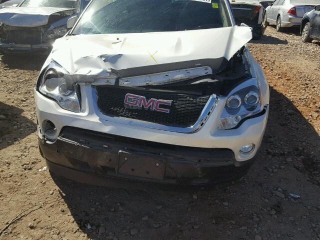 1GKKRRED1CJ215761 - 2012 GMC ACADIA SLT თეთრი ფოტო 9