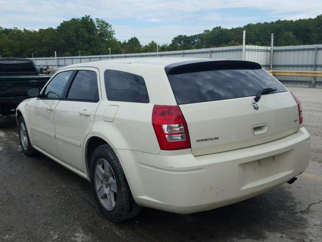 2D4FV48V25H695994 - 2005 DODGE MAGNUM SXT WHITE photo 3