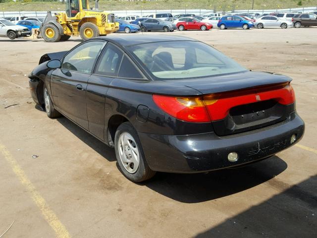 1G8ZP12822Z231129 - 2002 SATURN SC1 BLACK photo 3