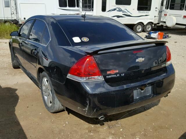 2G1WB5E34C1183912 - 2012 CHEVROLET IMPALA LT BLACK photo 3