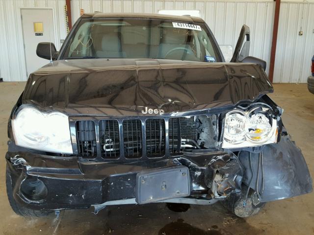 1J8GR48K77C614367 - 2007 JEEP GRAND CHER BLACK photo 7