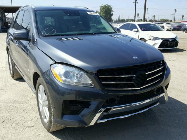 4JGDA0EB2FA574249 - 2015 MERCEDES-BENZ ML 250 BLU GRAY photo 1