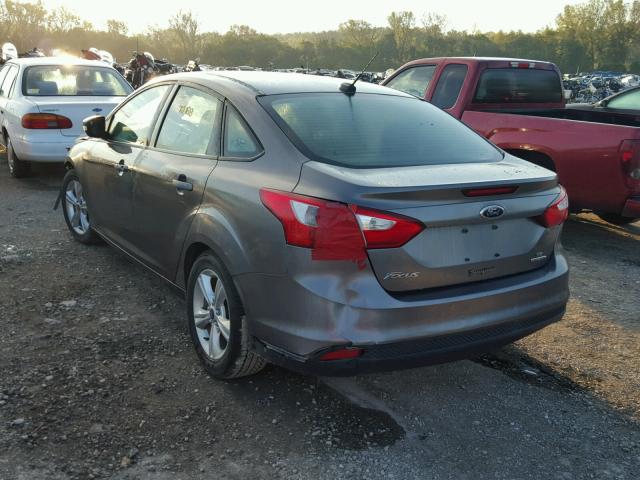 1FADP3F22EL208738 - 2014 FORD FOCUS SE GRAY photo 3