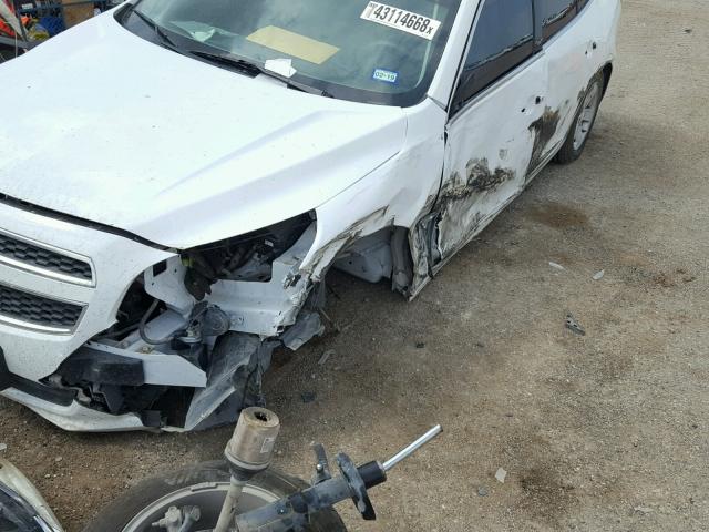 1G11B5SA9DF155224 - 2013 CHEVROLET MALIBU LS თეთრი ფოტო 9