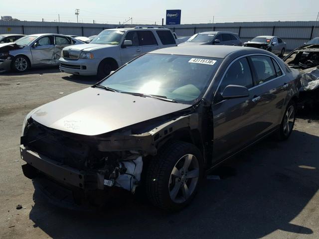 1G1ZC5E00CF146932 - 2012 CHEVROLET MALIBU 1LT BROWN photo 2