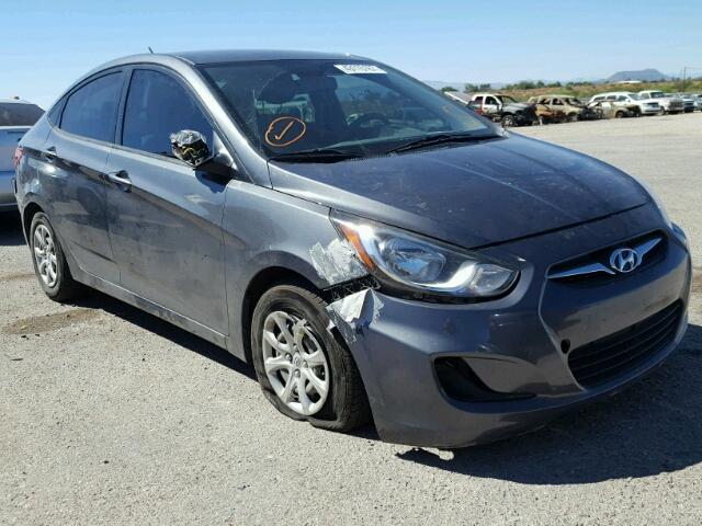 KMHCT4AE6DU410236 - 2013 HYUNDAI ACCENT GLS CHARCOAL photo 1