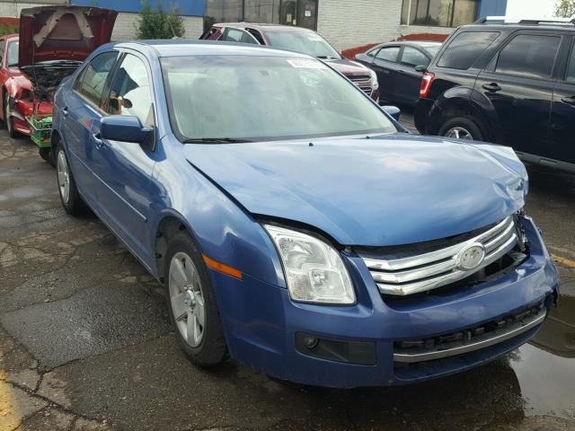 3FAHP07Z79R204462 - 2009 FORD FUSION SE BLUE photo 1