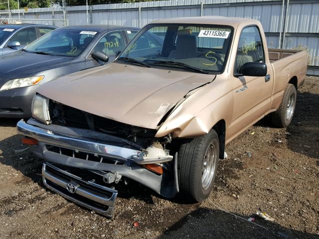 4TANL42N6XZ428489 - 1999 TOYOTA TACOMA GOLD photo 2