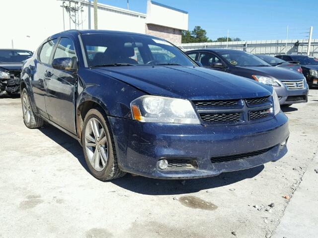 1C3CDZCB9DN552421 - 2013 DODGE AVENGER SX BLUE photo 1