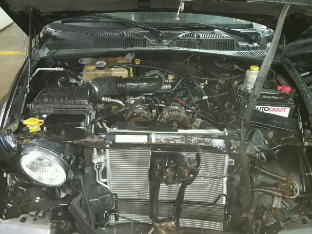 1J4GL48K04W180774 - 2004 JEEP LIBERTY BLACK photo 7