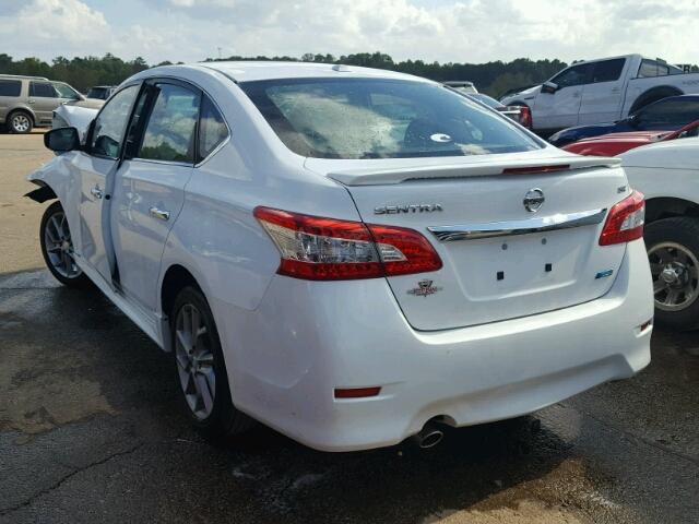 3N1AB7AP8EY289969 - 2014 NISSAN SENTRA WHITE photo 3