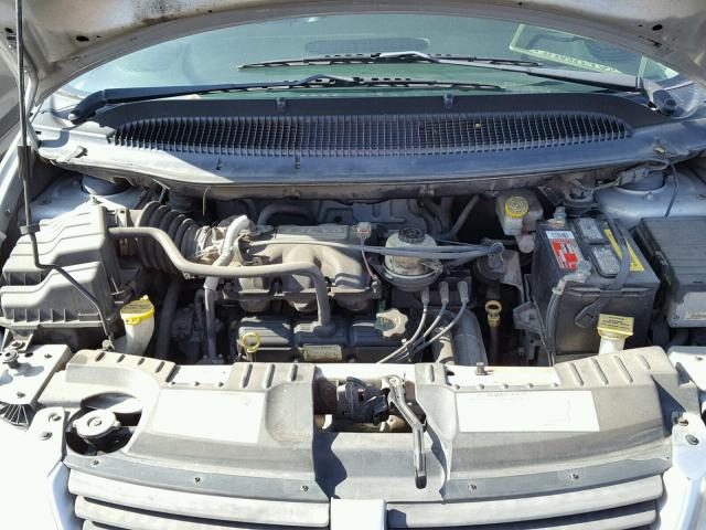 1D4GP45R95B239604 - 2005 DODGE CARAVAN SX SILVER photo 7