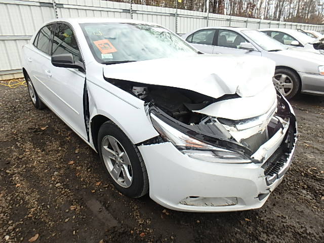 1G11B5SL2EF116185 - 2014 CHEVROLET MALIBU LS WHITE photo 1