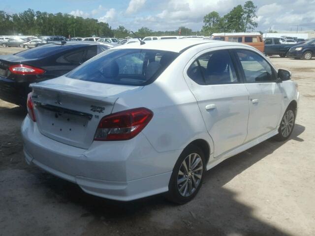 ML32F4FJ3HH004316 - 2017 MITSUBISHI MIRAGE G4 WHITE photo 4