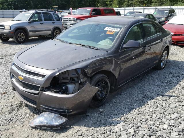 1G1ZC5E00A4164453 - 2010 CHEVROLET MALIBU 1LT CHARCOAL photo 2