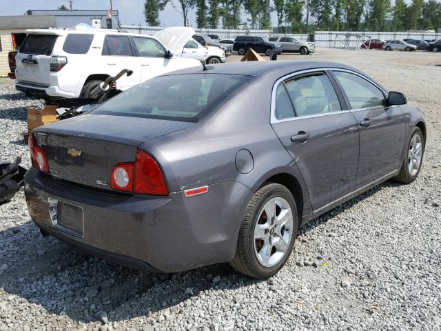 1G1ZC5E00A4164453 - 2010 CHEVROLET MALIBU 1LT CHARCOAL photo 4