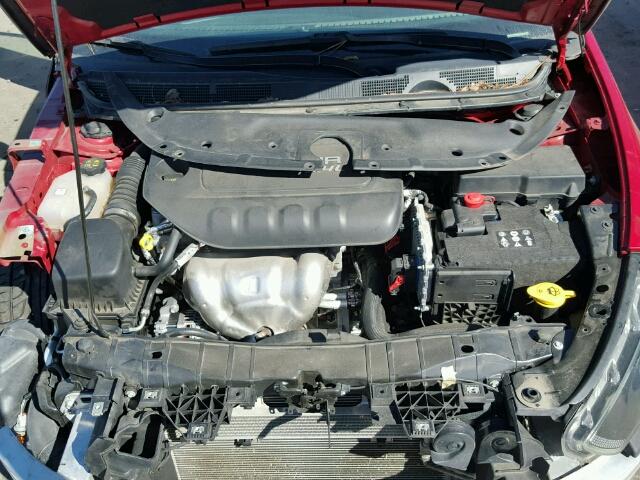 1C3CDFBBXED776353 - 2014 DODGE DART SXT RED photo 7