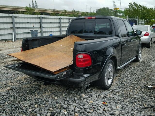 1FTRW07332KC23940 - 2002 FORD F150 BLACK photo 4