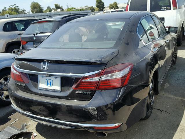 1HGCR2F59HA147099 - 2017 HONDA ACCORD SPO Чорний фото 4