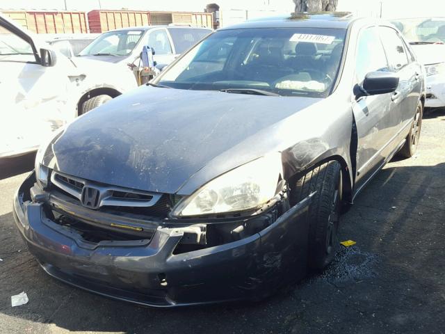 1HGCM66554A066438 - 2004 HONDA ACCORD EX BLACK photo 2