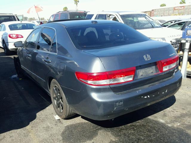 1HGCM66554A066438 - 2004 HONDA ACCORD EX BLACK photo 3