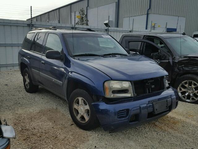 1GNDT13S342109940 - 2004 CHEVROLET TRAILBLAZE BLUE photo 1