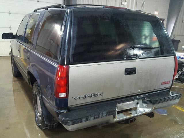 1GKEK13R5XJ715722 - 1999 GMC DENALI BLUE photo 3