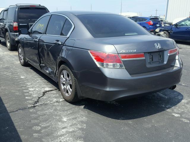 1HGCP2F42CA238866 - 2012 HONDA ACCORD LXP GRAY photo 3