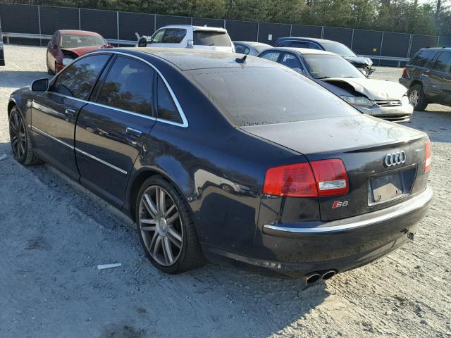 WAUPN44E67N024374 - 2007 AUDI S8 QUATTRO BLUE photo 3