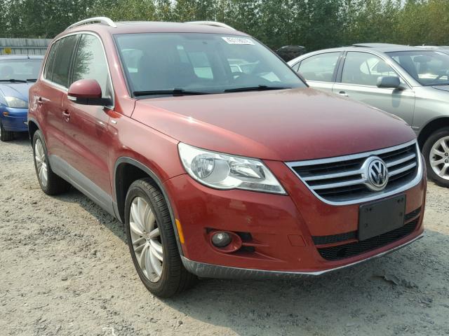WVGBV7AX5AW003985 - 2010 VOLKSWAGEN TIGUAN SE RED photo 1