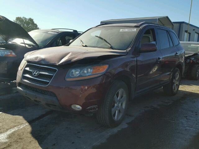 5NMSH13E98H151235 - 2008 HYUNDAI SANTA FE S 栗色 照片 2