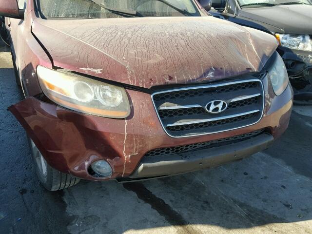 5NMSH13E98H151235 - 2008 HYUNDAI SANTA FE S 栗色 照片 9