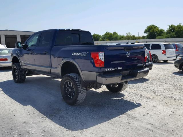 1N6BA1F46GN507338 - 2016 NISSAN TITAN XD S BLUE photo 3