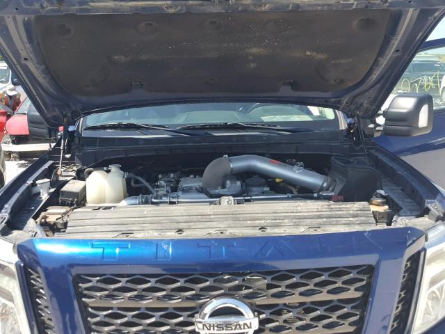 1N6BA1F46GN507338 - 2016 NISSAN TITAN XD S BLUE photo 7