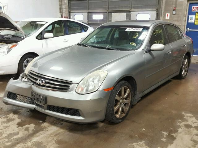 JNKCV51F76M616972 - 2006 INFINITI G35 GRAY photo 2