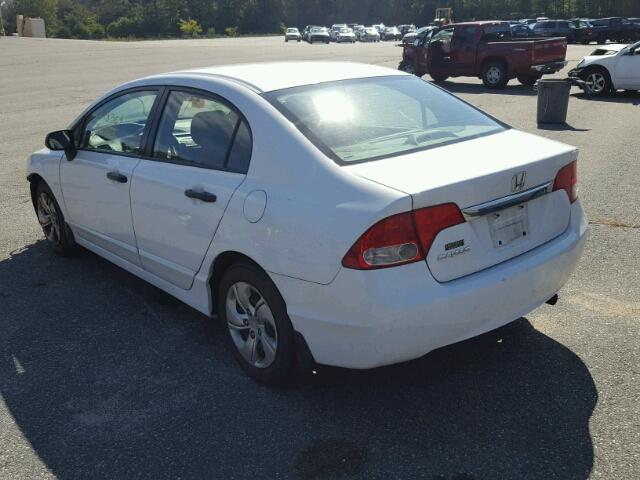 2HGFA1F32AH508046 - 2010 HONDA CIVIC WHITE photo 3