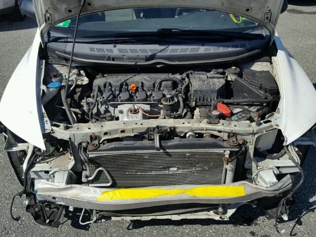 2HGFA1F32AH508046 - 2010 HONDA CIVIC WHITE photo 7