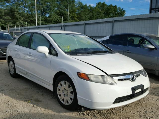 1HGFA16238L010510 - 2008 HONDA CIVIC DX WHITE photo 1