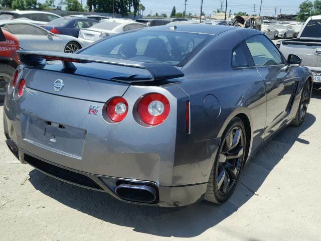 JN1AR5EF2AM231029 - 2010 NISSAN GT-R BASE GRAY photo 4