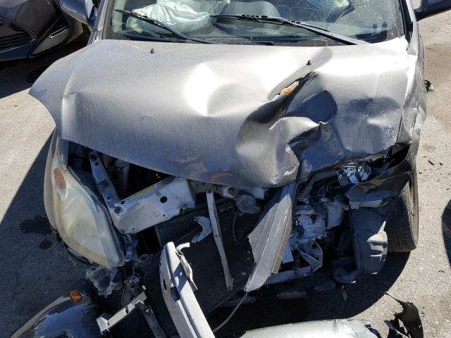 JTKKT624740052615 - 2004 TOYOTA SCION XA CHARCOAL photo 7